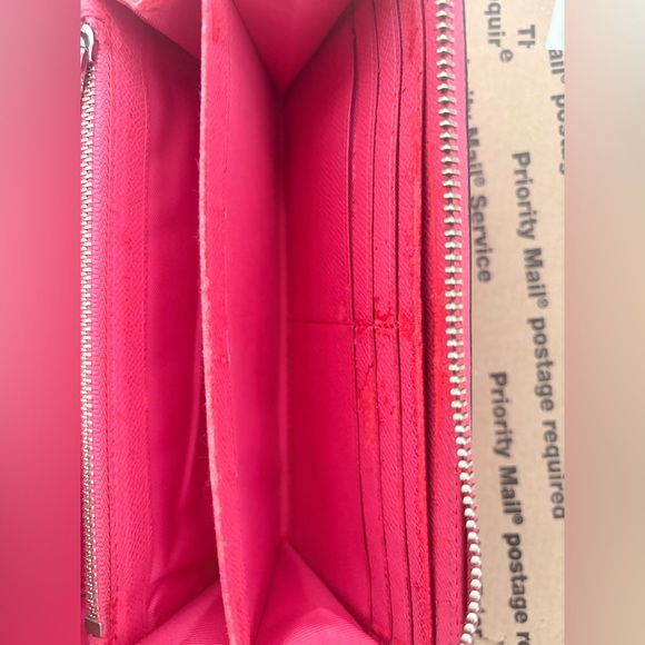 Coach Hot Pink Zip Wallet - Picture 11 of 16